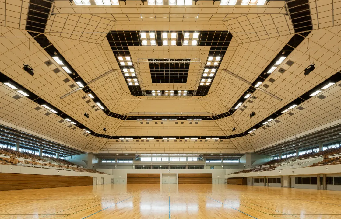 公共体育館の内観